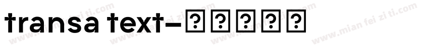 transa text字体转换